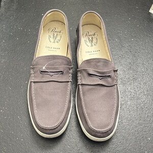 Cole Haan Men's Canvas Slip-On Penny Loafers